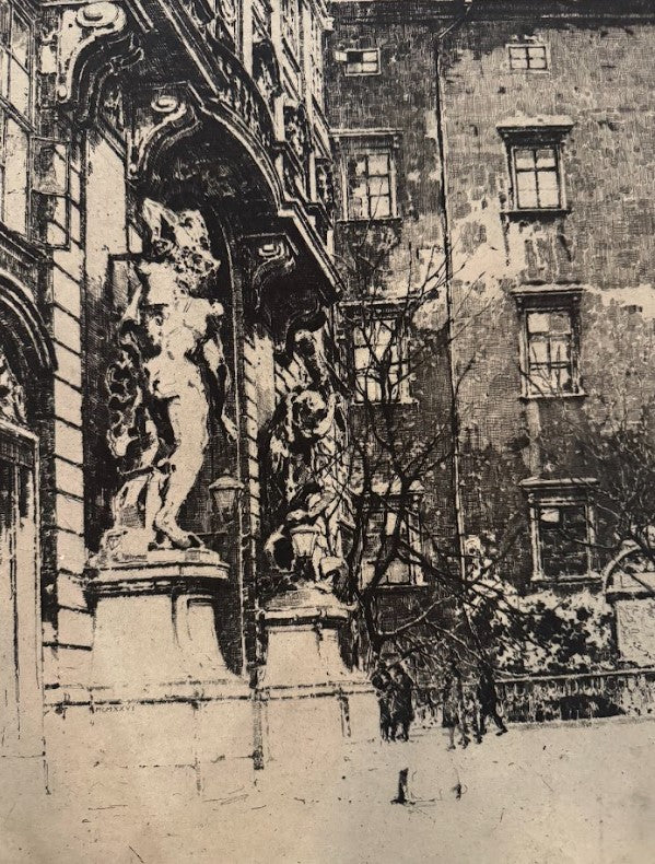 Imperial Palace, Vienna — Proof Etching