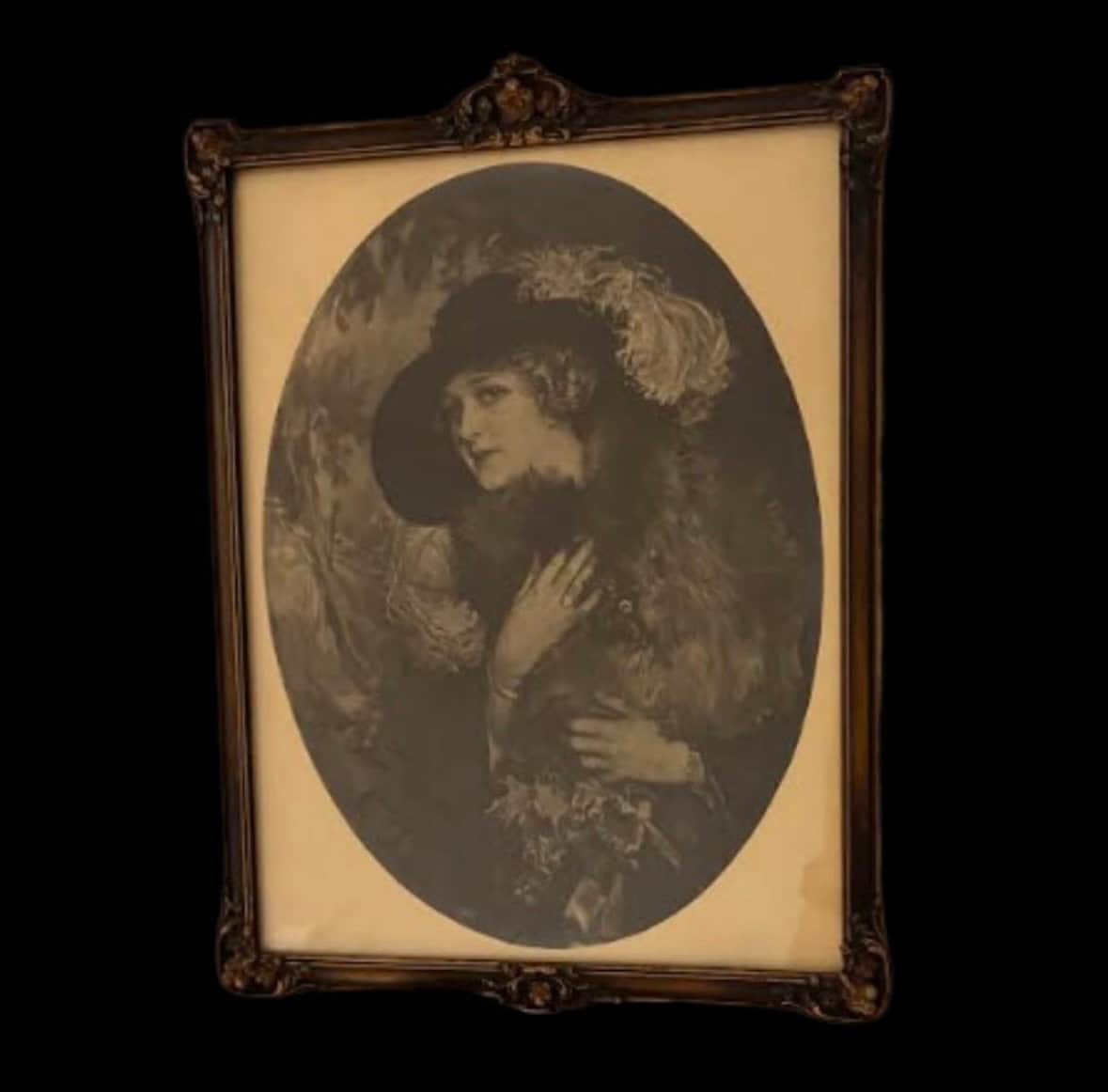 Howard Chandler Christy print of Nancy Palmer Christy, signed by Nancy