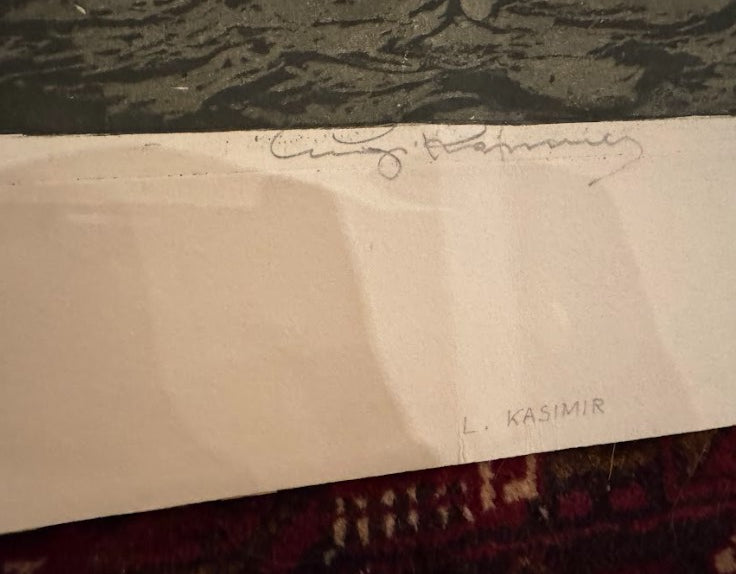 Übersee Bridge, Hamburg (“Hamburg in Fog”), Proof (VR), c. 1920s