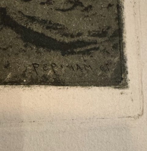 Übersee Bridge, Hamburg (“Hamburg in Fog”), Proof (VR), c. 1920s