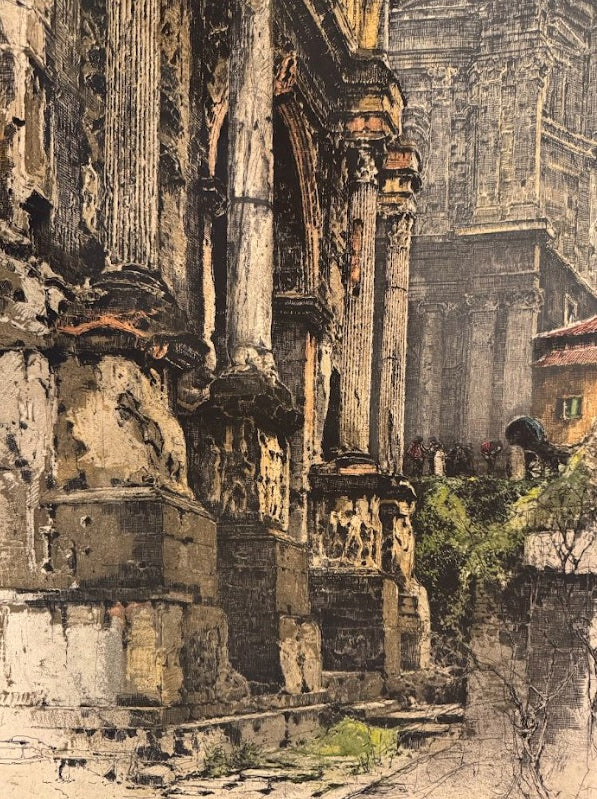 Arch of Septimius Severus, Rome, 1923