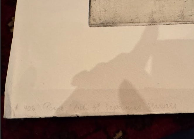 Arch of Septimius Severus, Rome, 1923