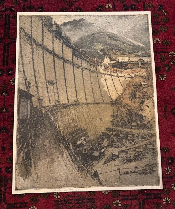 Dam Construction, 1920