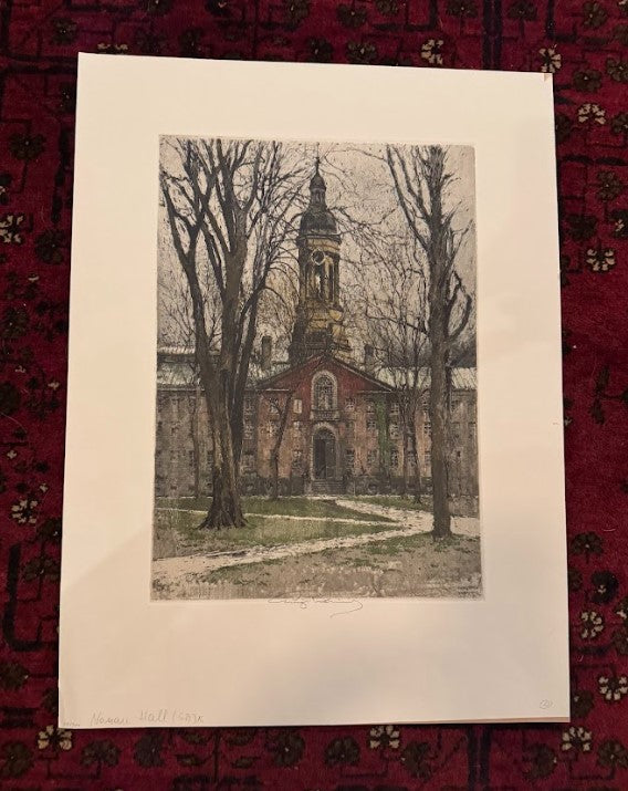 Princeton, Nassau Hall, ca. 1940