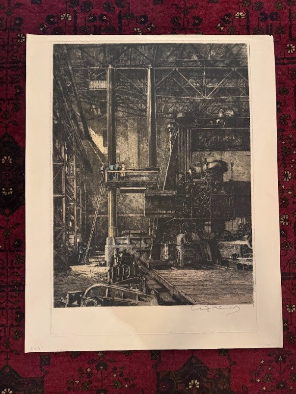 Sieben-Tonnen-Prüfpresse