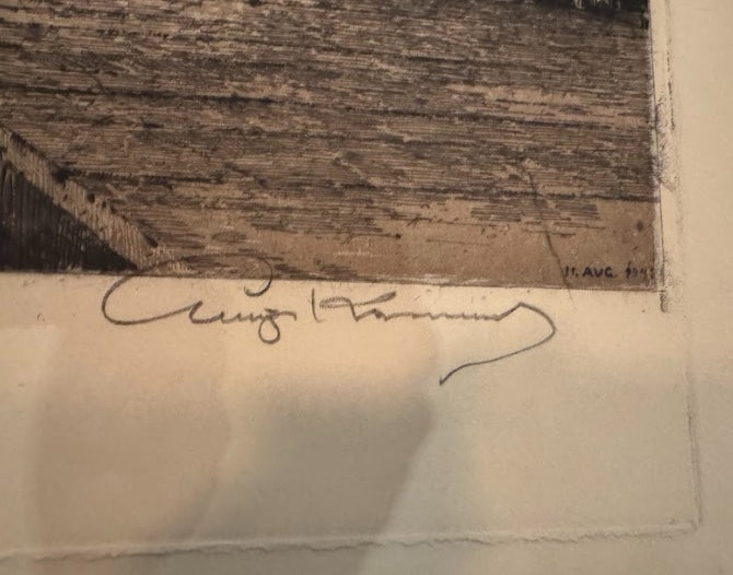 Sieben-Tonnen-Prüfpresse