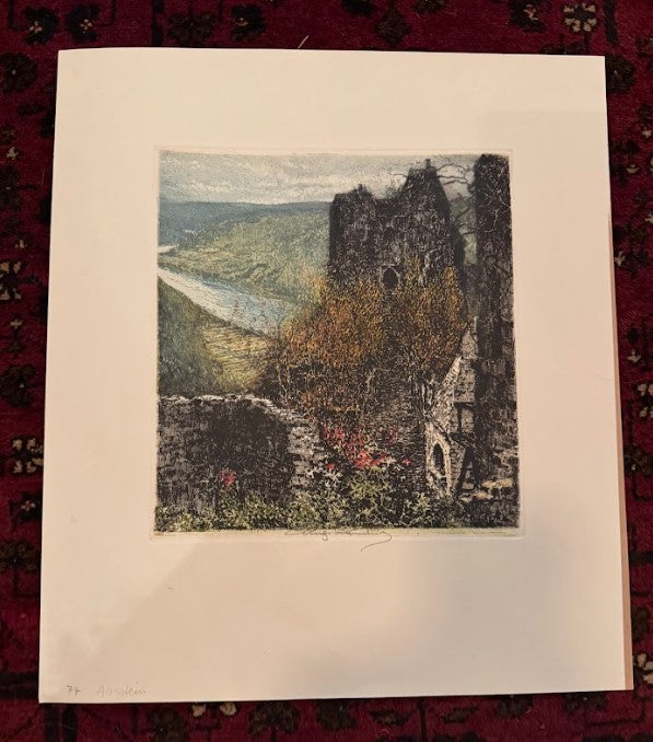 Aggstein Castle on the Danube, 1915