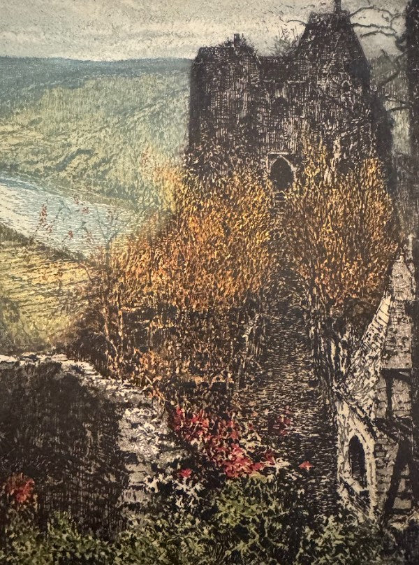 Aggstein Castle on the Danube, 1915