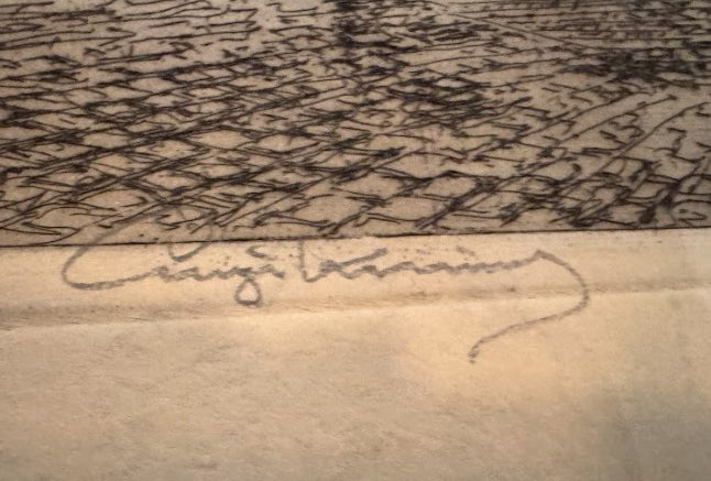 Hauptplatz, Baden bei Wien (Baden near Vienna), Artist Proof, April 1918