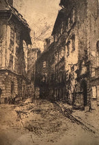 Wien (Vienna), Artist proof on Japanese paper (washi)
