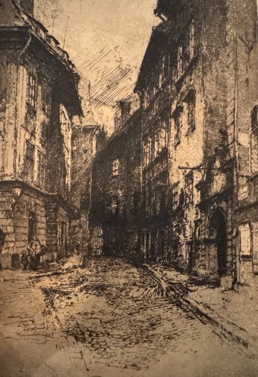 Wien (Vienna), Artist proof on Japanese paper (washi)