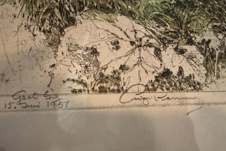 Cottage with Water Tower, June 15, 1951