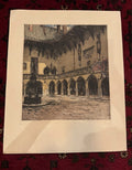 Jagellonian Library / Courtyard, Kraków (Krakau), Poland, 1941