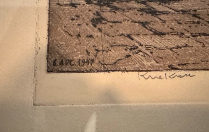 Jagellonian Library / Courtyard, Kraków (Krakau), Poland, 1941