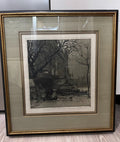 Lower Bridge, London, 1925, Framed