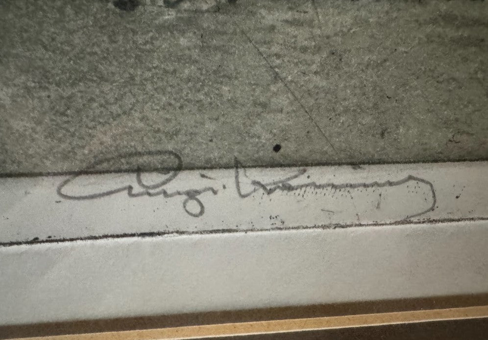 Lower Bridge, London, 1925, Framed