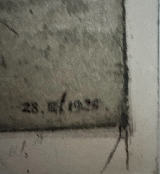 Lower Bridge, London, 1925, Framed