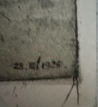 Lower Bridge, London, 1925, Framed