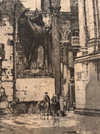 European Square with Large Statue (Grgur Ninski), Split