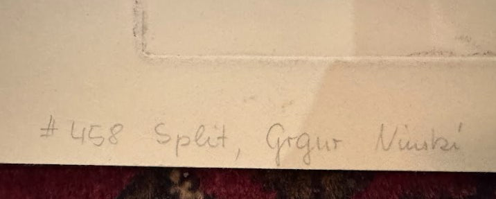 European Square with Large Statue (Grgur Ninski), Split