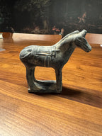 Vintage Terracotta Warrior Figurines – Set of 3 (2 Soldiers + 1 Horse) – Qin Dynasty Replicas