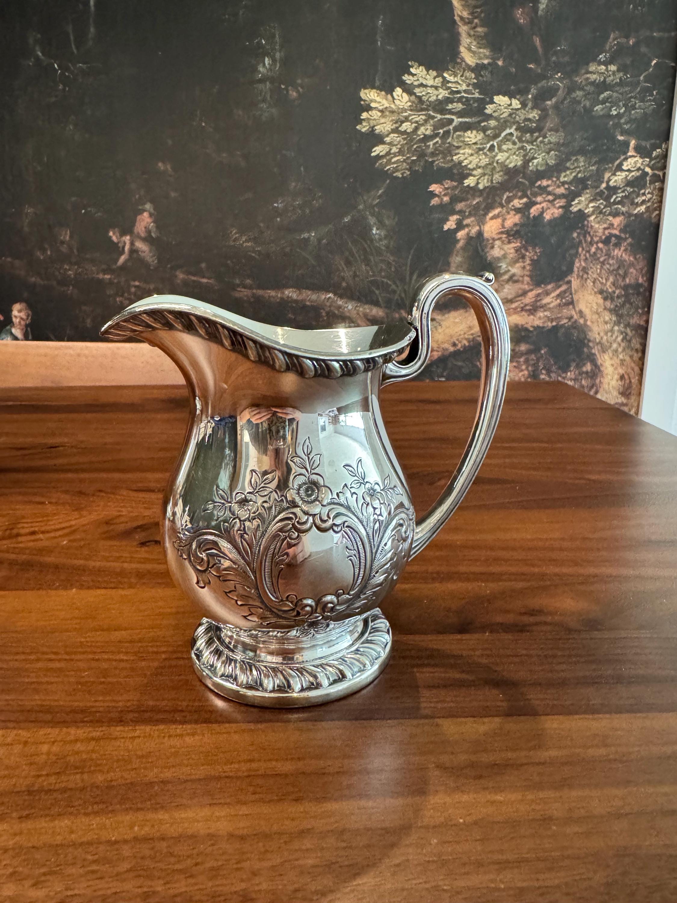 Antique Crescent Silver-plate Coffee 3-Piece set [SS]