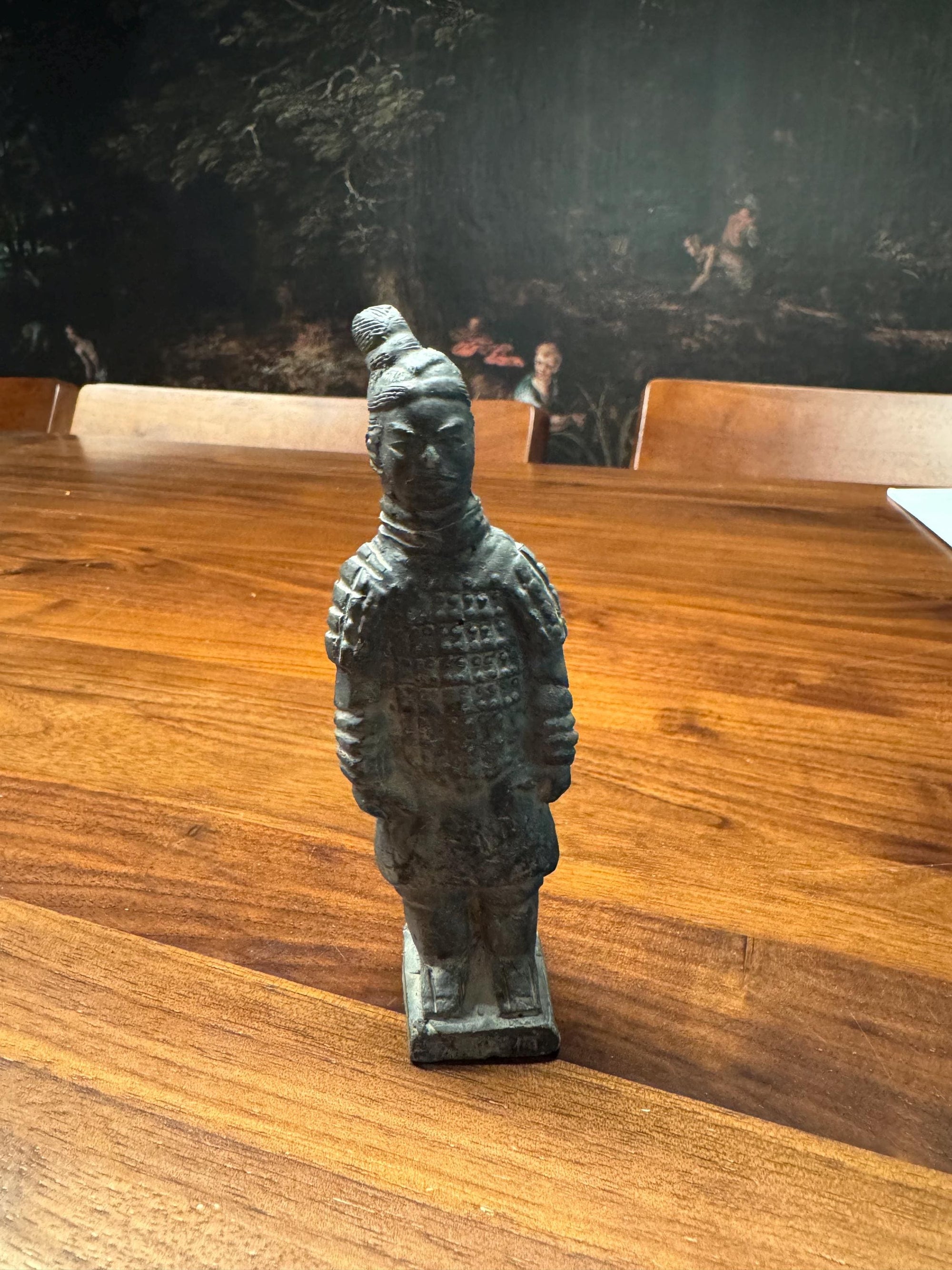 Vintage Terracotta Warrior Figurines – Set of 3 (2 Soldiers + 1 Horse) – Qin Dynasty Replicas