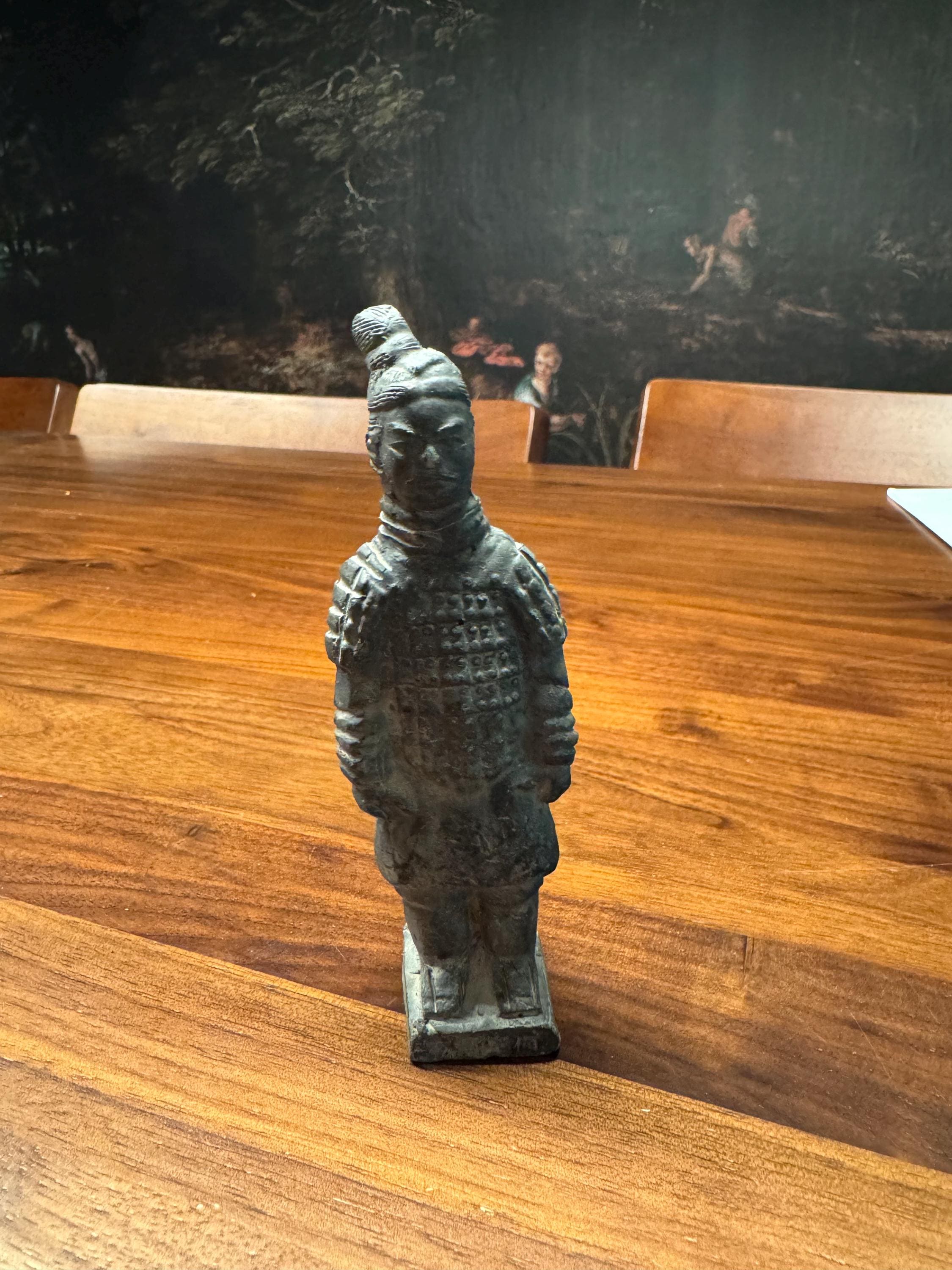 Vintage Terracotta Warrior Figurines – Set of 3 (2 Soldiers + 1 Horse) – Qin Dynasty Replicas