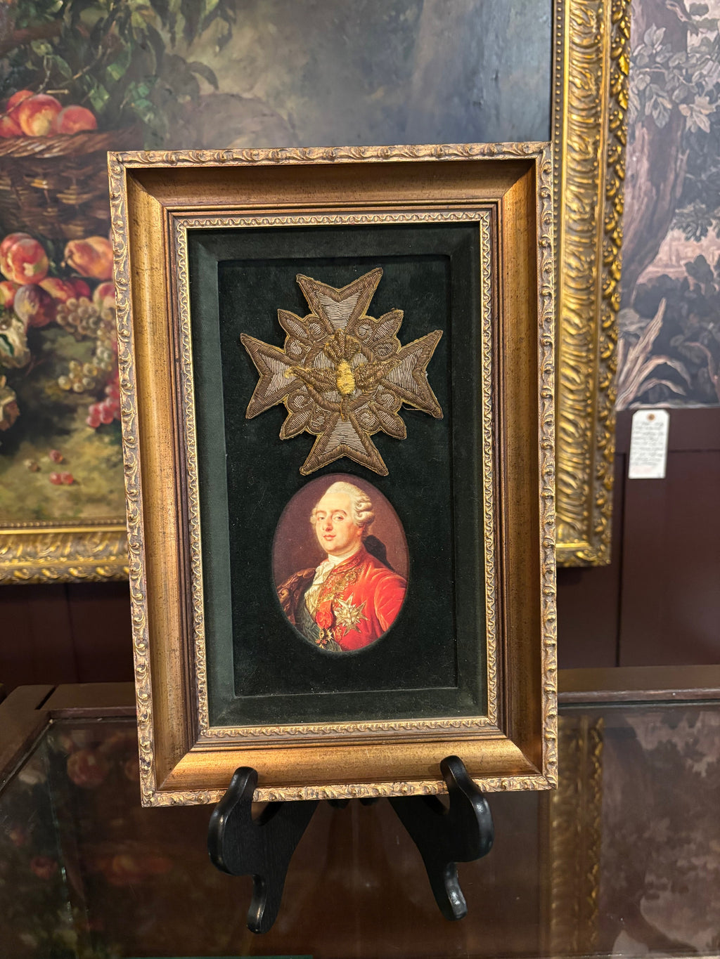 19th Century Embroidered Star of the Order of the Holy Spirit, French Royal Insignia, ca. 1850–1880 [SH]