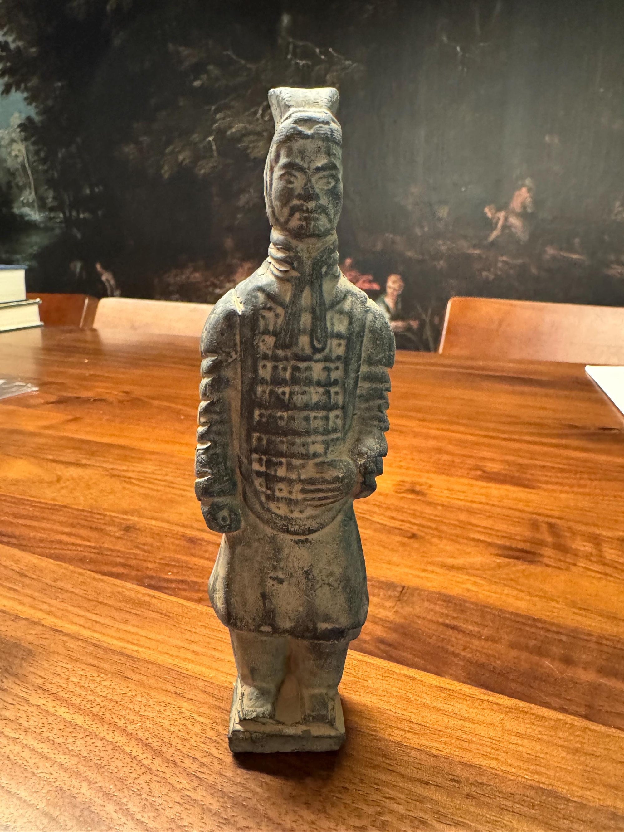 Vintage Terracotta Warrior Figurines – Set of 3 (2 Soldiers + 1 Horse) – Qin Dynasty Replicas