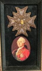 19th Century Embroidered Star of the Order of the Holy Spirit, French Royal Insignia, ca. 1850–1880 [SH]