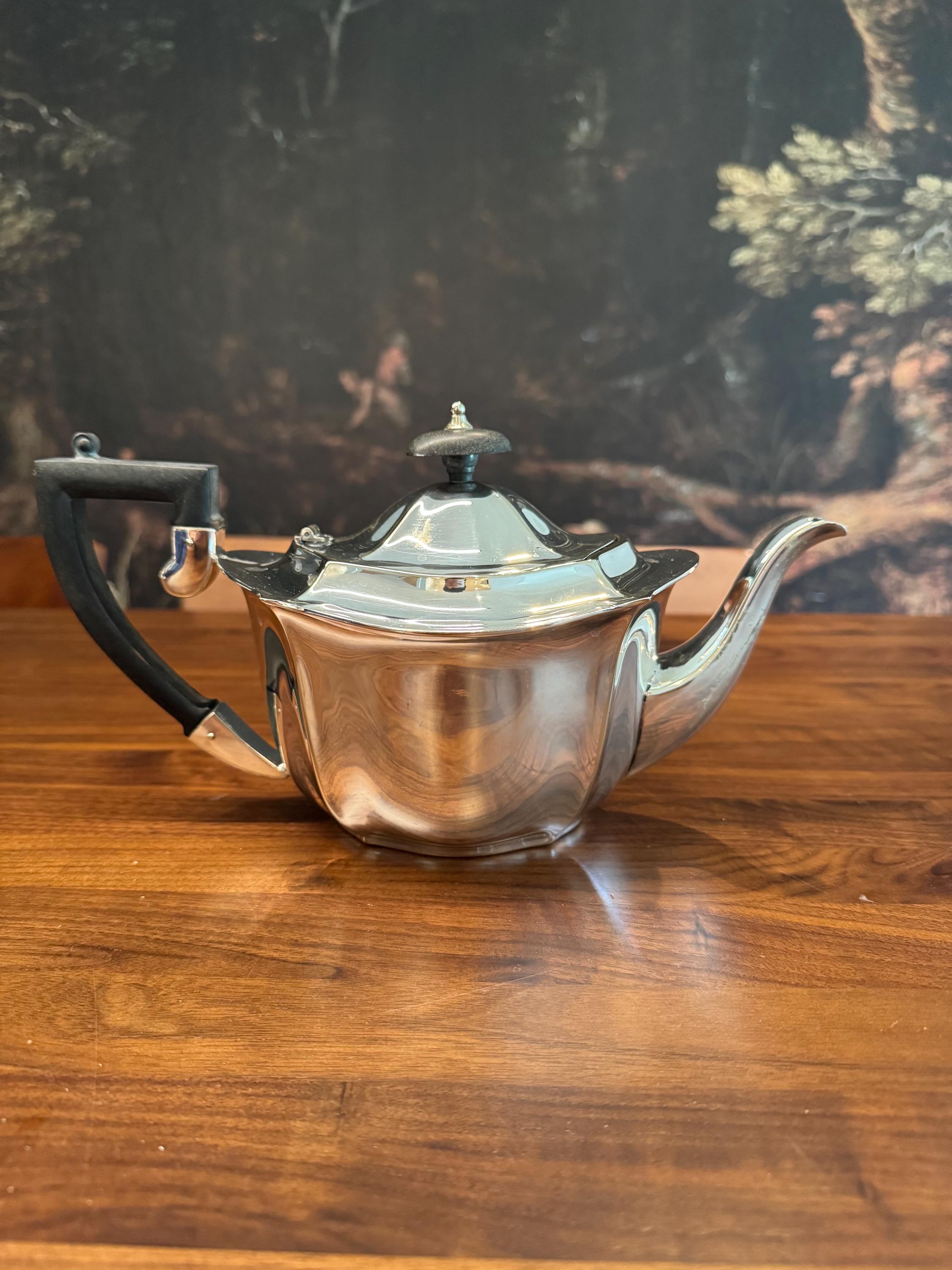 Antique English Silver Plate Coffee & Tea Service - 6 Piece Set, #02007  [SS]