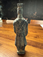 Vintage Terracotta Warrior Figurines – Set of 3 (2 Soldiers + 1 Horse) – Qin Dynasty Replicas