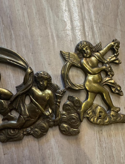 Pair of Antique French Empire Cast Bronze Furniture Mounts, Circa 1799–1805 [SH]