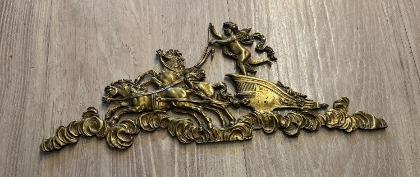 Pair of Antique French Empire Cast Bronze Furniture Mounts, Circa 1799–1805 [SH]