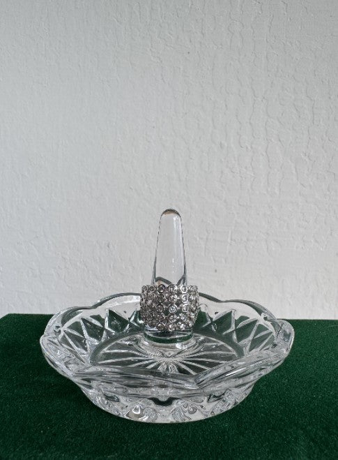 Sterling Silver Natural Zircon Half-Band Ring, Size 6.5 [CG]