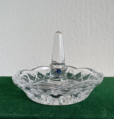 Natural Blue Sapphire Ring – 0.6 Carat, Sterling Silver, Size 6 [CG]