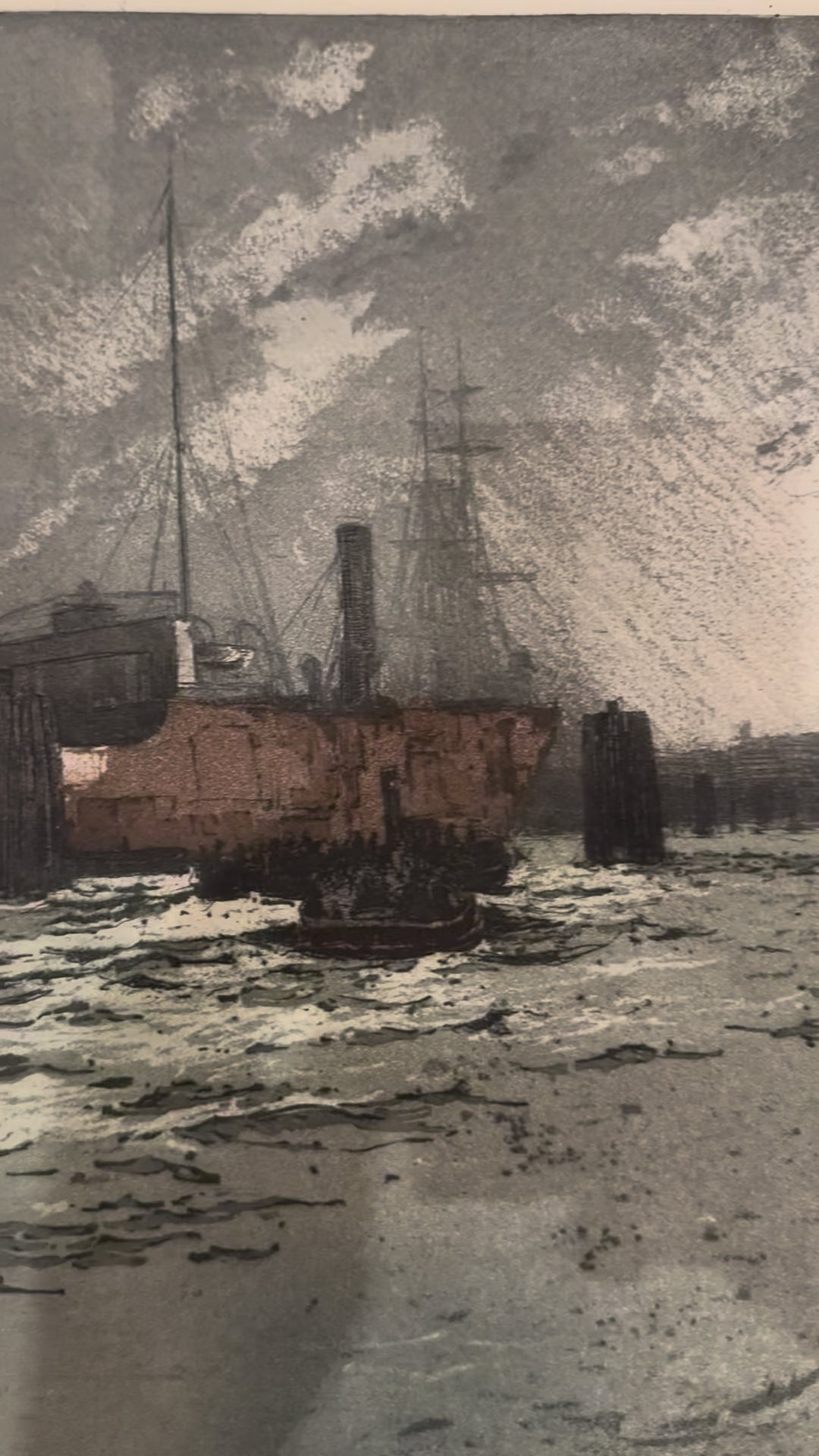 View from the Elbe River toward Kehrwiederspitze, Hamburg, Germany, c. 1920s