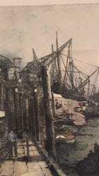 Übersee Bridge, Hamburg (“Hamburg in Fog”), Proof (VR), c. 1920s