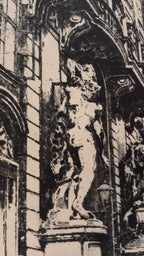 Imperial Palace, Vienna — Proof Etching