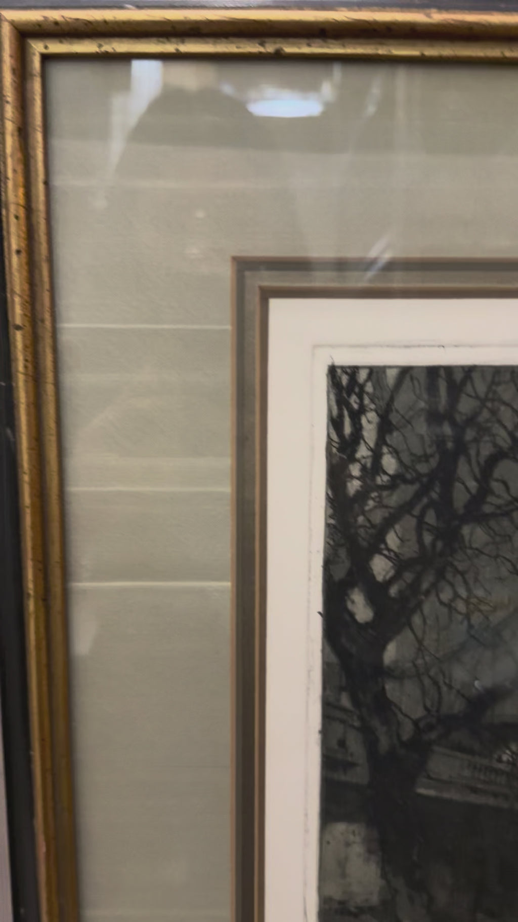 Lower Bridge, London, 1925, Framed