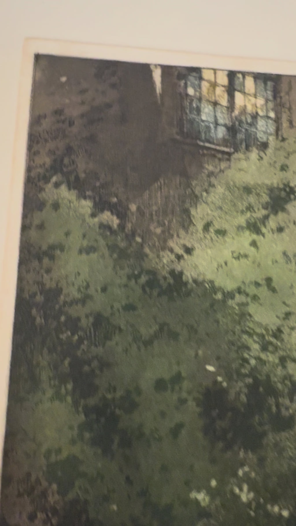 Seebenstein Castle Courtyard, Austria, 1915 — Large Etching with Aquatint