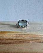 Sterling Silver Moonstone Ring, Size 6 1/2 [CG]