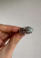 Sterling Silver Moonstone Ring, Size 6 1/2 [CG]